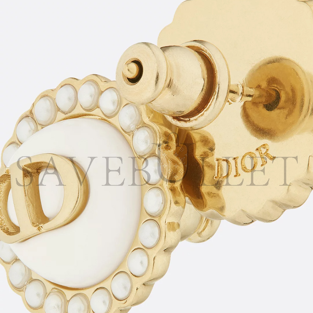 DIOR PETIT CD BAROQUE EARRINGS E1835PTCVE_D26E